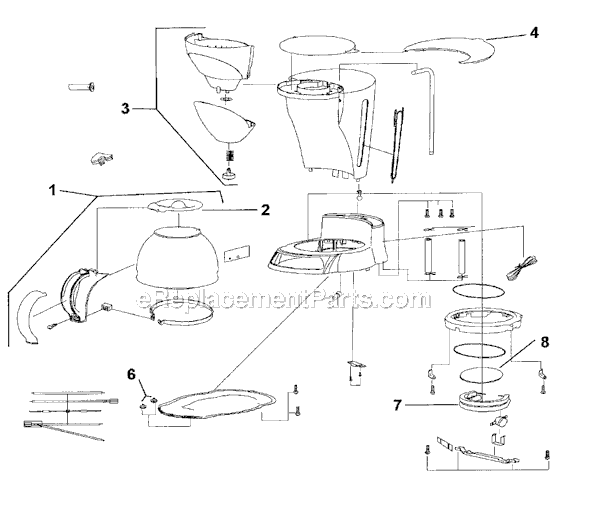 Page A Diagram and Parts List for EC12  Mr Coffee Coffee Maker
